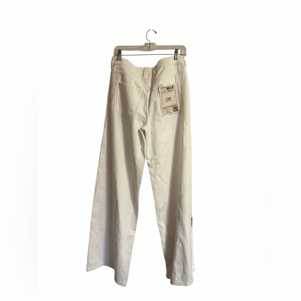 SER.O.YA Fiona Low Rise Jeans White - Picture 3 of 7